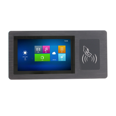 A 7 pollici incastonato del PC del pannello di tocco di Android di aspetto del supporto 16/9 costruito nel lettore di schede di NFC