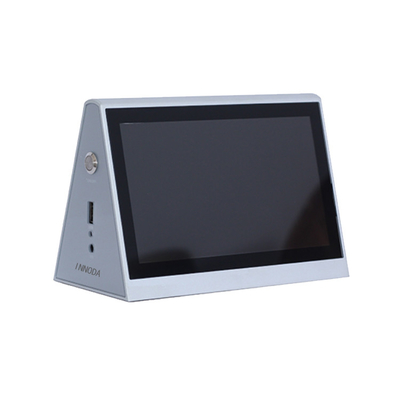 Schermo di visualizzazione LCD a 7 pollici elettronico parteggiato doppio della carta di nome di DC12V