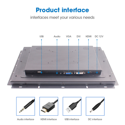 1280 * 1024 Risoluzione Industrial Touch Monitor 17 pollici Display robusto