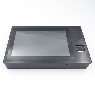 Black Android Touch Panel PC 10.1 Inch 1280X800 350nits Screen certificato CE/FCC/RoHS/IP65