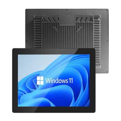 Risoluzione PC a pannello industriale con schermo tattile capacitivo Win 10/11/Linux/Ubuntu 350 Nits
