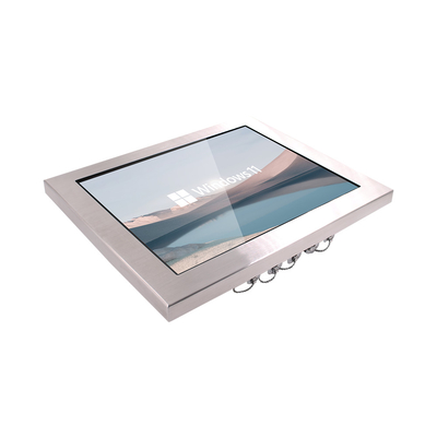 Resistivo Touch IP65 Touch Screen VESA Mount 12V Fonte di alimentazione a corrente continua