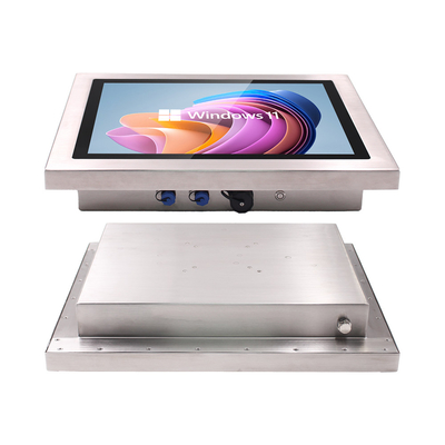 Risoluzione 1280*1024 Silver Waterproof LCD Monitor 4 3 Aspect Ratio VGA\\DVI\\USB Input