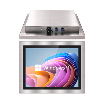 Monitor touchscreen industriale in argento con risoluzione 1280*1024 Standard VESA Holes VGA\\DVI\\USB