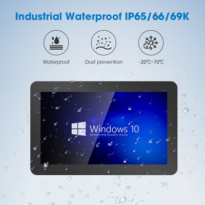 256G SSD 8GB Memoria 350 Nits Industrial Touch Screen Panel Pc Con VGA COM USB RJ45 Audio JACK