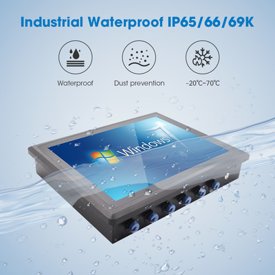 IP67 Panel industriale impermeabile PC 1280 X 1020 Risoluzione Windows Intel J6413 350cd/m2 Luminosità