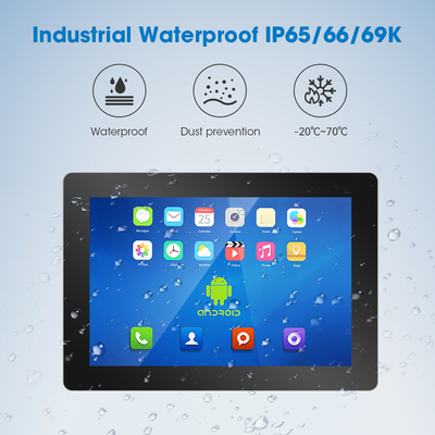 15.6 pollici robusto Android Touch Panel PC con IP65 Front Bezel e 2G / 4G / 8G DDR3 Memoria