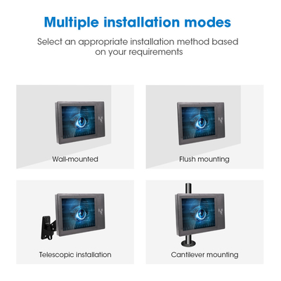 Rugged 15 Inch Android Panel PC w/ VESA Mount 1 X 100M LAN IP65 Certificazione Ethernet