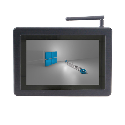 USB/RJ45/COM/VGA/HDMI/DC12V PC a pannello industriale senza ventilatore con tensione di ingresso 12-36V