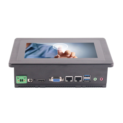 J6412 CPU Industrial Touch Panel PC con schermo da 7 pollici e tensione di ingresso 12-36V