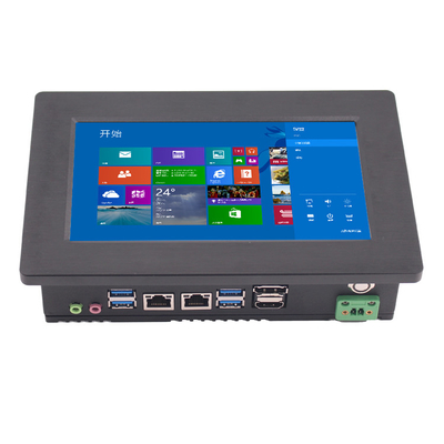 PC a pannello robusto senza ventilatore con touchscreen capacitivo 4 GB di RAM Windows 10/11 e 8-36V Wide Voltage