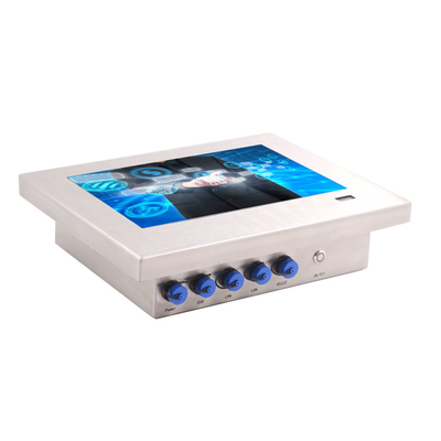 Pc touch panel in acciaio inossidabile con VESA Mount CE Conformance e 4 porte USB2.0 M12