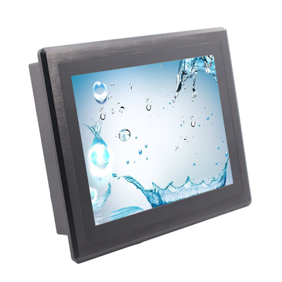 12V DC Waterproof Industrial Panel PC con IP65/66/67 e 1024 x 768 350cd/m2 Display
