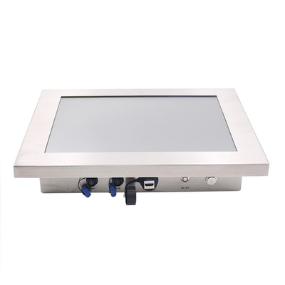 12.1'' PC touch panel in acciaio inossidabile con sistema wireless opzionale e impermeabilizzazione IP65/67/68