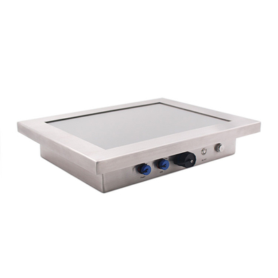 Intel Dual Core 1024x768 Stainless Steel Panel PC con interfaccia USB/RJ45/COM