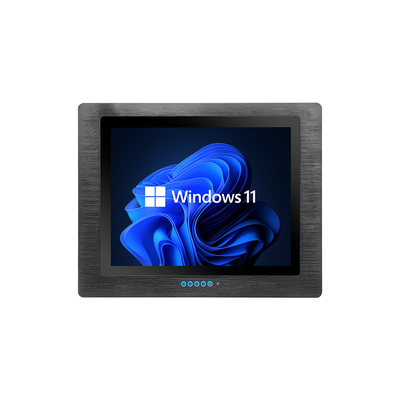Alto luminosità 350 Cd/m2 Monitor montato su pannello industriale con 1000 1 rapporto di contrasto e 4 3 rapporto di aspetto Tocco capacitivo