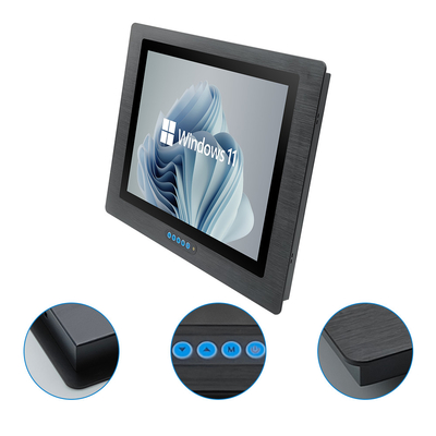 85/85/80/80 Angoli di visione Monitor montato su pannello industriale con tocco capacitivo 376,32 H x 301,06 V mm Area attiva