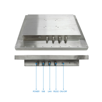 Pannello in acciaio inossidabile di grado industriale con memoria 16G e resistenza all'acqua IP65/67/68