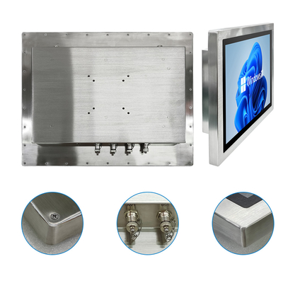 PC a pannello in acciaio inossidabile a risoluzione 1280*1024 con disco rigido 128G e WIFI opzionale