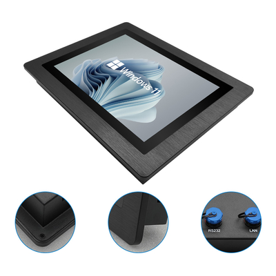 Intel J6413 CPU Waterproof Panel PC con sistema operativo Windows 11 e 4 porte USB