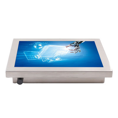 1.5mm ss impermeabilizzano il PC del pannello, computer industriale Fanless 1000nits
