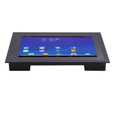OS capacitivo di alluminio del monitor Windows/Linux del touch screen 12VDC