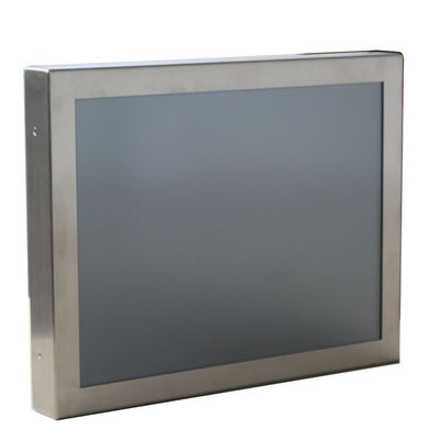 Acciaio inossidabile LCD impermeabile del monitor 1.5mm della parte anteriore IP66