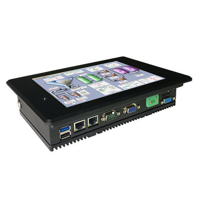 CC irregolare a 8 pollici doppia 24V del pc del pannello di tocco di Rj45 18W 350nits