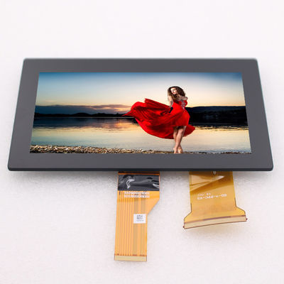 Pannello di tocco capacitivo LCD di LVDS 500nits 1024x600 a 7 pollici