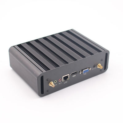 PC Linux VGA WiFi Gigabit Ethernet HTPC di ITX Fanless dei 2 centri MINI