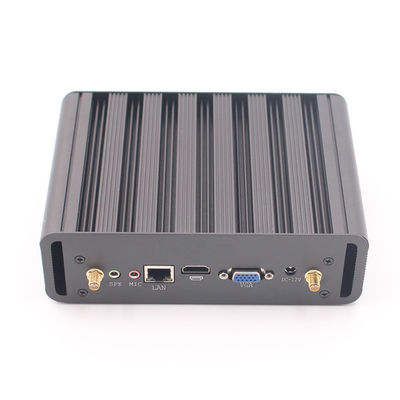 PC Linux VGA WiFi Gigabit Ethernet HTPC di ITX Fanless dei 2 centri MINI