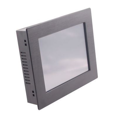 Incastonatura di alluminio resistente incastonata x768 del monitor 8 del touch screen nel 1024