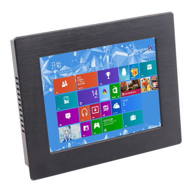 monitor LCD impermeabile 1024x768 a 8 pollici di 350nits IP65 con HDMI VGA