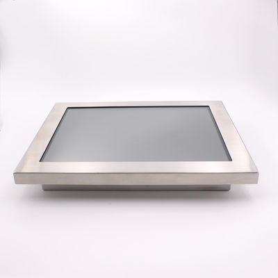 Monitor a 19 pollici IP67 senza cuciture 18W HDMI del pannello dell'affissione a cristalli liquidi di SS304 1280x1024