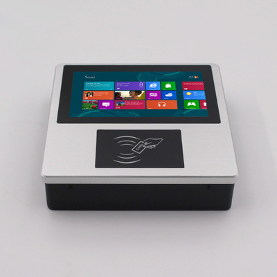 Pc a 7 pollici 1000nits 1024*600 del pannello di tocco di POE Linux con il lettore di RFID