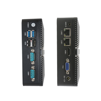 RS232 ITX doppio NUC MINI Computer Aluminum Alloy With HDMI VGA