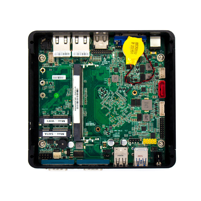 MINI lega di alluminio di raffreddamento passiva del PC di ITX con il porto dell'esposizione dell'EDP di HDMI VGA