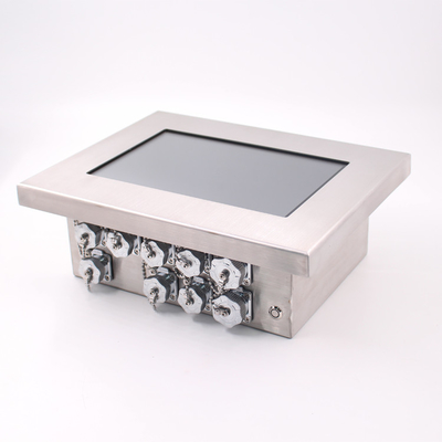 SS304 esposizione LCD all'aperto WIFI RJ45 a 10,1 pollici per NFC di RFID