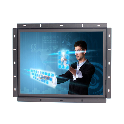 Allungamento LCD resistente di 4:3 del monitor della struttura aperta del touch screen 250nits