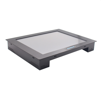 Segnale industriale di potere DVI VGA HDMI dell'automobile del monitor 24V del touch screen del porto RS232