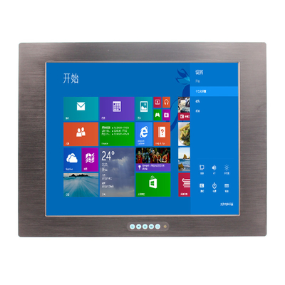 Segnale industriale di potere DVI VGA HDMI dell'automobile del monitor 24V del touch screen del porto RS232