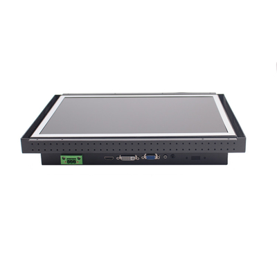 monitor DVI/HDMI/porta VGA della struttura aperta di 15inch 350cd/m2 per il distributore automatico