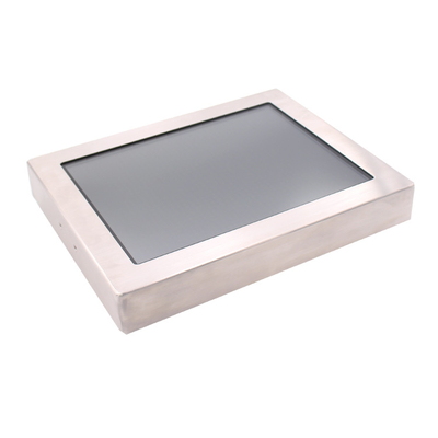 Porto impermeabile a 17 pollici resistente di acciaio inossidabile HDMI del monitor dello schermo attivabile al tatto IP65